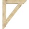 Ekena Millwork Traditional Slat Rough Sawn Bracket, Douglas Fir, 6"W x 40"D x 48"H BKT06X40X48TRA06RDF - alternate 4